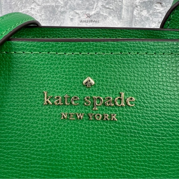 Kate Spade Darcy Small Satchel Crossbody In Green Bean - Picture 2 of 12